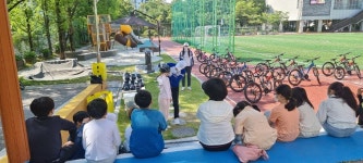 대청초등학교 (6/12, 1학급) - ◈ 찾아가는학교자전거 안전교육(교육청) - 녹색자전거봉사단연합 대청초등학교 (6/12, 1학급)