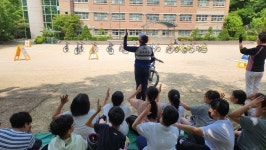 양천구 장수초등학교 4학년(5월23,24일) - ◈ 찾아가는학교자전거 안전교육(교육청) - 녹색자전거봉사단연합 양천구 장수초등학교 4학년... 