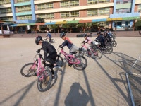 노원구 한천초등학교 자전거 안전교육(2025.10.27. ~29) 4학년 5학급 /강북,노원팀 / 김영수, 김술, 오정환 강사 - ◈ 찾아가는학교자전거... 