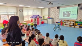 구로남초등학교병설유치원5,6,7세(37명)2개반으로 - ◈ 구로구청,서초구청,은평구청자전거교통안전교육 - 녹색자전거봉사단연합... 