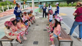 현경어린이집(6월7일) - ◈ 구로구청,서초구청,은평구청자전거교통안전교육 - 녹색자전거봉사단연합 현경어린이집(6월7일)