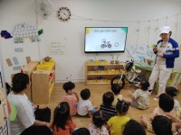 구립오동어린이집(8월19일) - ◈ 유치원어린이집대상 자전거안전교육(강북구청) - 녹색자전거봉사단연합 구립오동어린이집(8월19일)