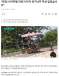 한강서 마차형 자전거 타다 전치 4주 부상 입었다. - ◈고발과 칭찬 게시판 - 녹색자전거봉사단연합 한강서 마차형 자전거 타다 전치 4주 부상... 