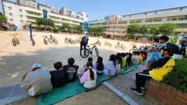 선유초등학교 2학급 - ◈ 찾아가는학교자전거 안전교육(교육청) - 녹색자전거봉사단연합 선유초등학교 2학급