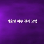 [겨울철 피부 관리 요령] - 자유 게시방 - 수림결혼정보 www.zzakk.com [겨울철 피부 관리 요령]