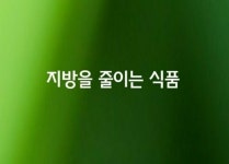 [지방을 줄이는 식품 10가지] - 자유 게시방 - 수림결혼정보 www.zzakk.com [지방을 줄이는 식품 10가지]