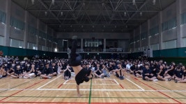 [학교로 찾아가는 문화공연] 동해 묵호중학교, 국가대표 브레이킹... 동해 묵호중학교, 국가대표 브레이킹 크루 갬블러크루와 함께 스트릿댄스... 