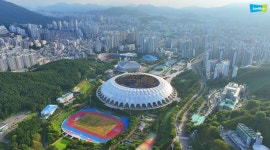 Korea , Busan , Busan Asiad Stadium (7) , 53,769 , 2001.09.16 [Blue Track] - Our Talk - 세계의 주요 경기장 Korea , Busan... 