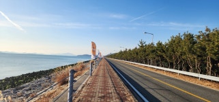 남파랑길 제41차 원등마을회관(79코스)~상발마을~죽청배수갑문~정남진전망대~ 회진시외버스터미널까지 걷기(1-1) - ┌ 남파랑길 걷기 - 한국의... 