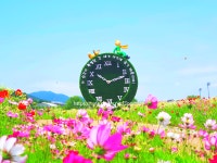 대형시계와 어린왕자 - ♬ 잔디조형물 작품 - 토피나라 대형시계와 어린왕자