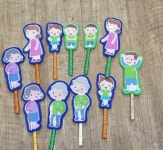 우리가족~막대인형 으로 놀아요~^^♡준호 - 오감놀이교육- 영아반 - 빛가람유치원,어린이집 빛가람유치원,어린이집