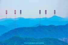 오독산 등산로 전경-②(오독산 정상 및 오독산에서 바라본 주변지역... 삼성산 기암괴석 및 100대 명산 안내(산정상 조망) 오독산 등산로 전경-②... 