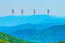 오독산 등산로 전경-②(오독산 정상 및 오독산에서 바라본 주변지역... 삼성산 기암괴석 및 100대 명산 안내(산정상 조망) 오독산 등산로 전경-②... 