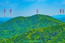 오독산 등산로 전경-②(오독산 정상 및 오독산에서 바라본 주변지역... 삼성산 기암괴석 및 100대 명산 안내(산정상 조망) 오독산 등산로 전경-②... 