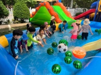 ☀️🛟신나는 물놀이🛟☀️ ＜1＞ - 나무향기(5세이한비선생님) - 송천동트는어린이집 ☀️🛟신나는 물놀이🛟☀️ ＜1＞