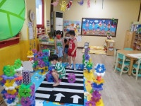 쌓기, 역할 ㅡ 횡단보도 건너기 - 달님반 - 삼천포 큰별어린이집 쌓기, 역할 ㅡ 횡단보도 건너기