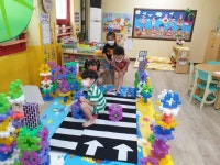 쌓기, 역할 ㅡ 횡단보도 건너기 - 달님반 - 삼천포 큰별어린이집 쌓기, 역할 ㅡ 횡단보도 건너기