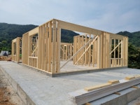 청양 장평 3일차 1층벽체설치 etc - 청양 장평 26 - (주)나무집사랑 청양 장평 3일차 1층벽체설치 etc