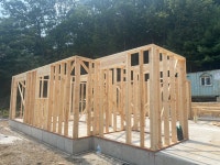 •청주 흥덕 ＜1층 골조 작업중＞ - 청주 흥덕 57 - (주)나무집사랑 •청주 흥덕 ＜1층 골조 작업중＞