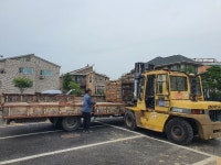 인천운서3, 1일차 목골조자재 반입외 - 인천 운서③ 47 - (주)나무집사랑 인천운서3, 1일차 목골조자재 반입외