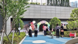 e편한세상 국공립 송도어린이집 개소식 구청장님 축사와 시의원.구의원님 부산시 국공립어린이집회장님 등 20여분의 귀빈과 단체장님들... 