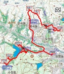 경북구미김천 - 산행기 - GPS 월드 깃대봉190평성산118다봉산333북봉산389안의봉172무장산159탱자봉167덤바우산204/경북구미김천