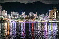 거제 옥포항 앞 바다의 야경 - ···─━★ 회원♡사진작품 - 김포MVP산악회 거제 옥포항 앞 바다의 야경