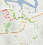 경기둘레길 24-2,25-1코스 안골정류장-은혜마을 - 둘레길 GPS Track - GPS 월드 경기둘레길 24-2,25-1코스 안골정류장-은혜마을