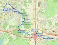 한남정맥 용인지역01 풍산(아)삼거리-새천년 신릉초등학교 - 둘레길 GPS Track - GPS 월드 한남정맥 용인지역01 풍산(아)삼거리-새천년... 