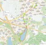 신대호수 둘래길(아이파크5단지-서봉숲속공원) - 둘레길 GPS Track - GPS 월드 신대호수 둘래길(아이파크5단지-서봉숲속공원)
