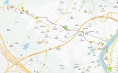 영문천(경안천) 둘레길(둔전역-마성2리) - 둘레길 GPS Track - GPS 월드 영문천(경안천) 둘레길(둔전역-마성2리)