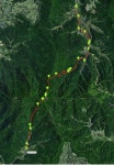 경기둘레길 41-2 대동정류장(다리골입구)-청룡사정류장 - 둘레길 GPS Track - GPS 월드 경기둘레길 41-2 대동정류장(다리골입구)-청룡사정류장