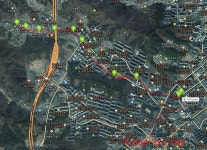 정평천 둘레길( 02) 법류사삼거리-별빛공원) - 둘레길 GPS Track - GPS 월드 정평천 둘레길( 02) 법류사삼거리-별빛공원)