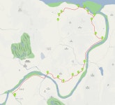경기둘레길 36코스 도리마을회관-현수1리정류장 - 둘레길 GPS Track - GPS 월드 경기둘레길 36코스 도리마을회관-현수1리정류장