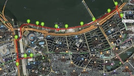 송파둘레길 (종합운동장역-잠실나루역) - 둘레길 GPS Track - GPS 월드 송파둘레길 (종합운동장역-잠실나루역)