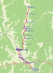 경기둘레길 30코스 계정1리마을회관-양동역 입구 - 둘레길 GPS Track - GPS 월드 경기둘레길 30코스 계정1리마을회관-양동역 입구