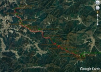 경기둘레길 25-2코스 가평은혜마을-양평 산음자연휴양림 - 둘레길 GPS Track - GPS 월드 경기둘레길 25-2코스 가평은혜마을-양평... 