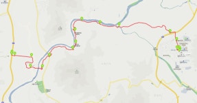 경기둘레길 14코스 중3리.심재-운천 터미널 - 둘레길 GPS Track - GPS 월드 경기둘레길 14코스 중3리.심재-운천 터미널