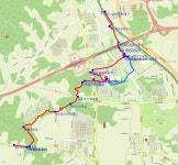 청명지맥 02-1구간 세마역-왕림고개 - 둘레길 GPS Track - GPS 월드 청명지맥 02-1구간 세마역-왕림고개