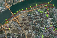 한강자전거길 (고덕수변공원-하남유아숲공원) - 둘레길 GPS Track - GPS 월드 한강자전거길 (고덕수변공원-하남유아숲공원)