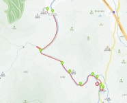 노곡천 둘레길02(도척면사무소-황금들판) - 둘레길 GPS Track - GPS 월드 노곡천 둘레길02(도척면사무소-황금들판)