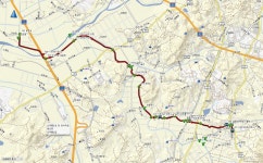 경기둘레길 43-1 서운면사무소-용정교 - 둘레길 GPS Track - GPS 월드 경기둘레길 43-1 서운면사무소-용정교