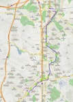 탄천 둘레길 (상현2동삼거리-판교역) - 둘레길 GPS Track - GPS 월드 탄천 둘레길 (상현2동삼거리-판교역)