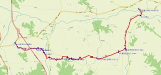 경기둘레길 38-2코스 고당교-광장휴게소(역주행) - 둘레길 GPS Track - GPS 월드 경기둘레길 38-2코스 고당교-광장휴게소(역주행)