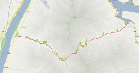 경기둘레길 24-1코스 삼회1리회관-안골 정류장 - 둘레길 GPS Track - GPS 월드 경기둘레길 24-1코스 삼회1리회관-안골 정류장