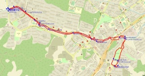 성복천산책길 02(지역난방공사-버들치마을사거리 - 둘레길 GPS Track - GPS 월드 성복천산책길 02(지역난방공사-버들치마을사거리