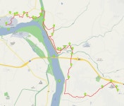 경기둘레길 33코스 강천면사무소-신륵사 (역주행) - 둘레길 GPS Track - GPS 월드 경기둘레길 33코스 강천면사무소-신륵사 (역주행)