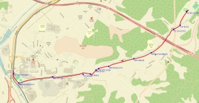 금어천 산책길(둔전역-용인시민체육센터) - 둘레길 GPS Track - GPS 월드 금어천 산책길(둔전역-용인시민체육센터)