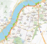 한강자전거길(잠실나루역-고덕수변공원) - 둘레길 GPS Track - GPS 월드 한강자전거길(잠실나루역-고덕수변공원)
