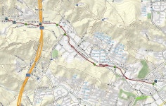 정평천 둘레길( 02) 법류사삼거리-별빛공원) - 둘레길 GPS Track - GPS 월드 정평천 둘레길( 02) 법류사삼거리-별빛공원)